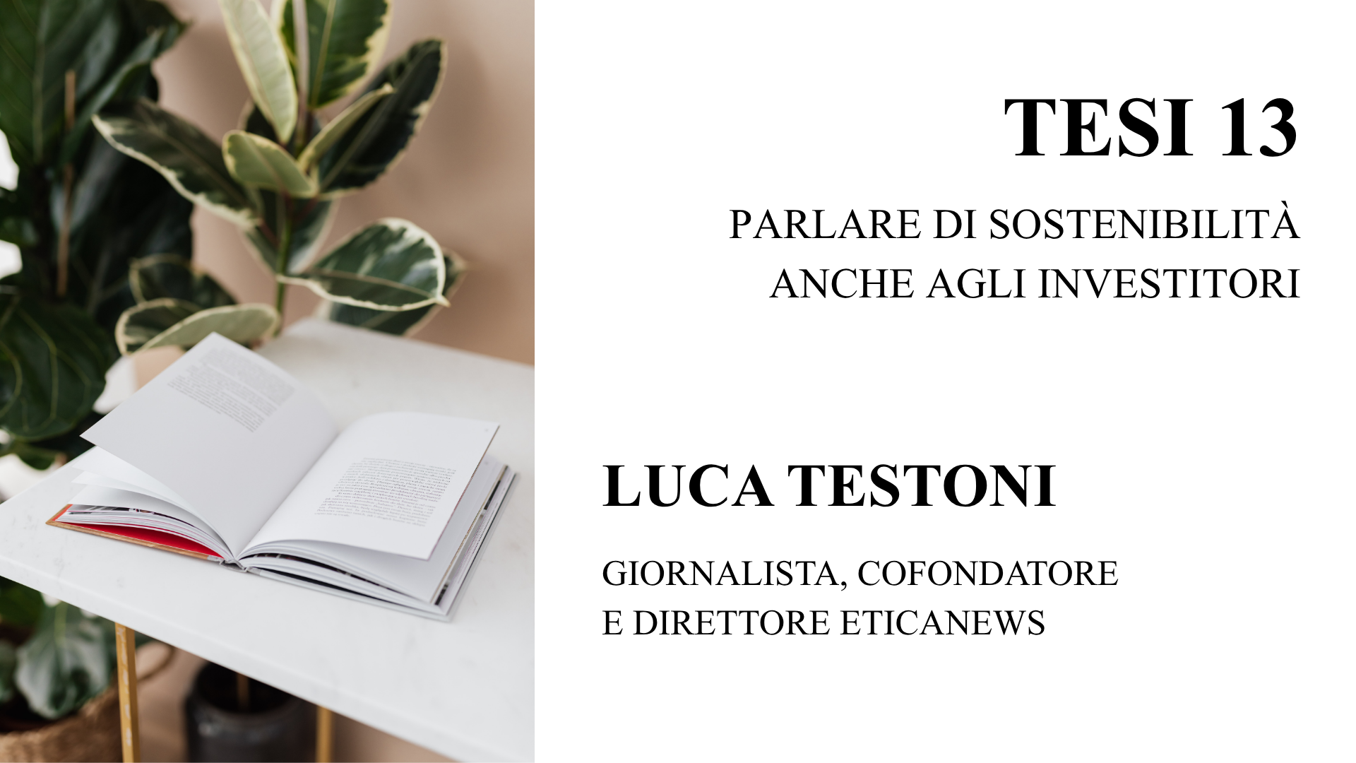 Comunicazione e sostenibilità: tesi 13