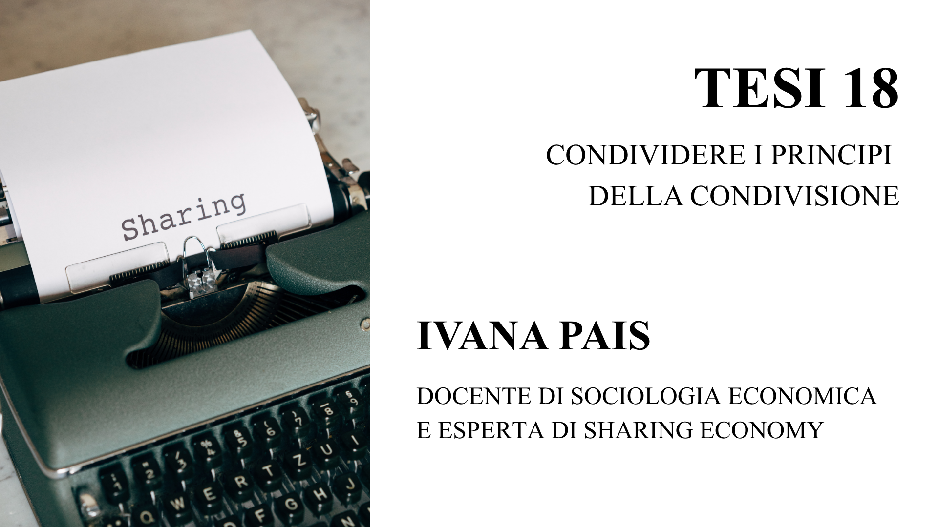 Comunicazione e sostenibilità: tesi 18