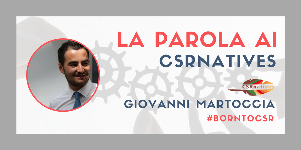 Voglia di sentirsi sostenibile: l’intervista al CSRnative Giovanni Martoccia