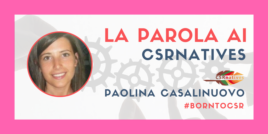 Sostenibilità e volontariato: intervista alla CSRnative Paolina Casalinuovo