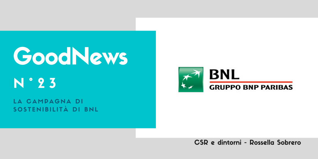 La nuova campagna di sostenibilità di BNL