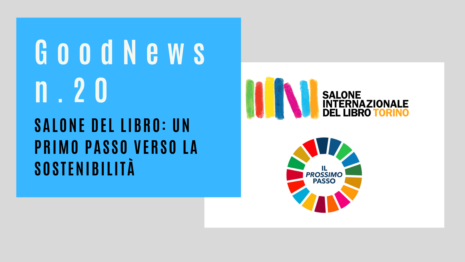 Salone del Libro: un primo passo verso la sostenibilità