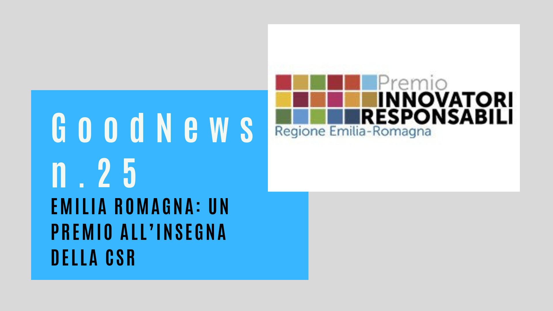 Emilia Romagna: un premio all’insegna della CSR