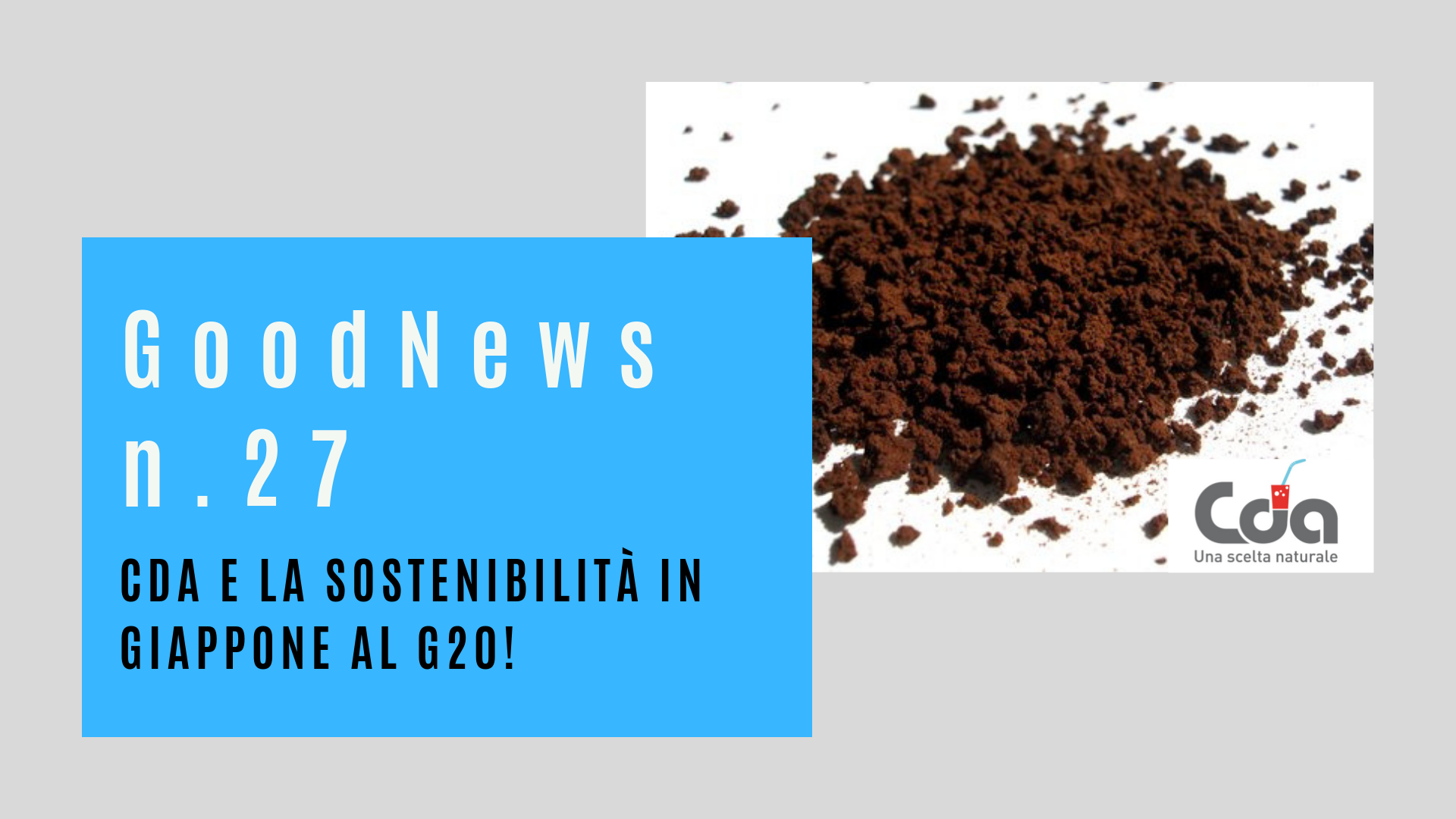 CDA e la sostenibilità in Giappone al G20!