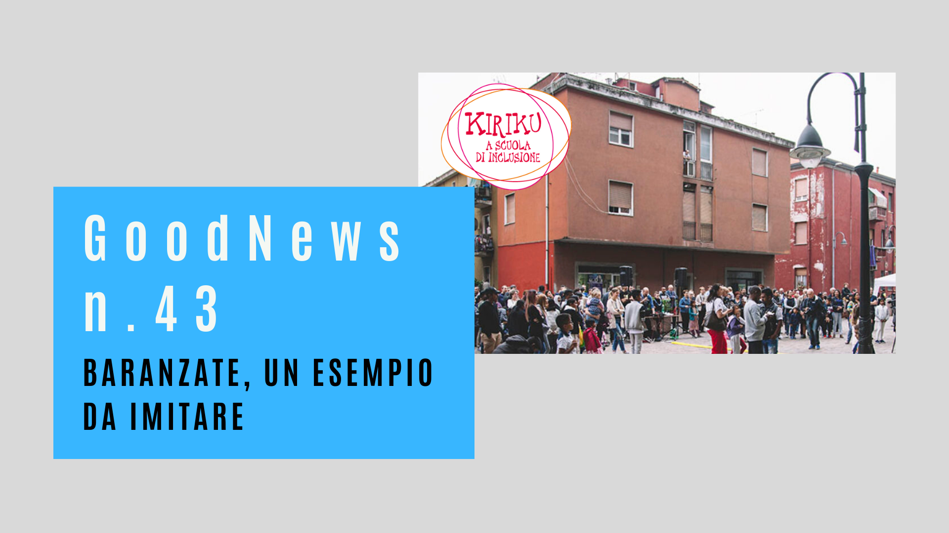 Baranzate, un esempio da imitare