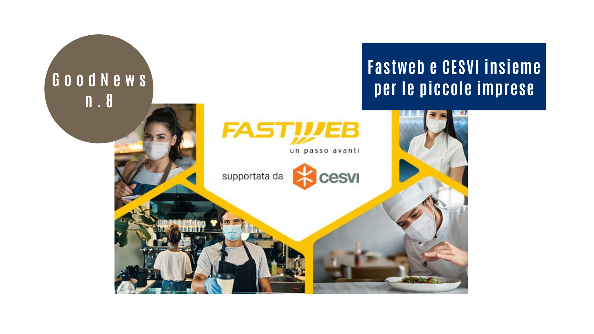 Fastweb e CESVI insieme per le piccole imprese