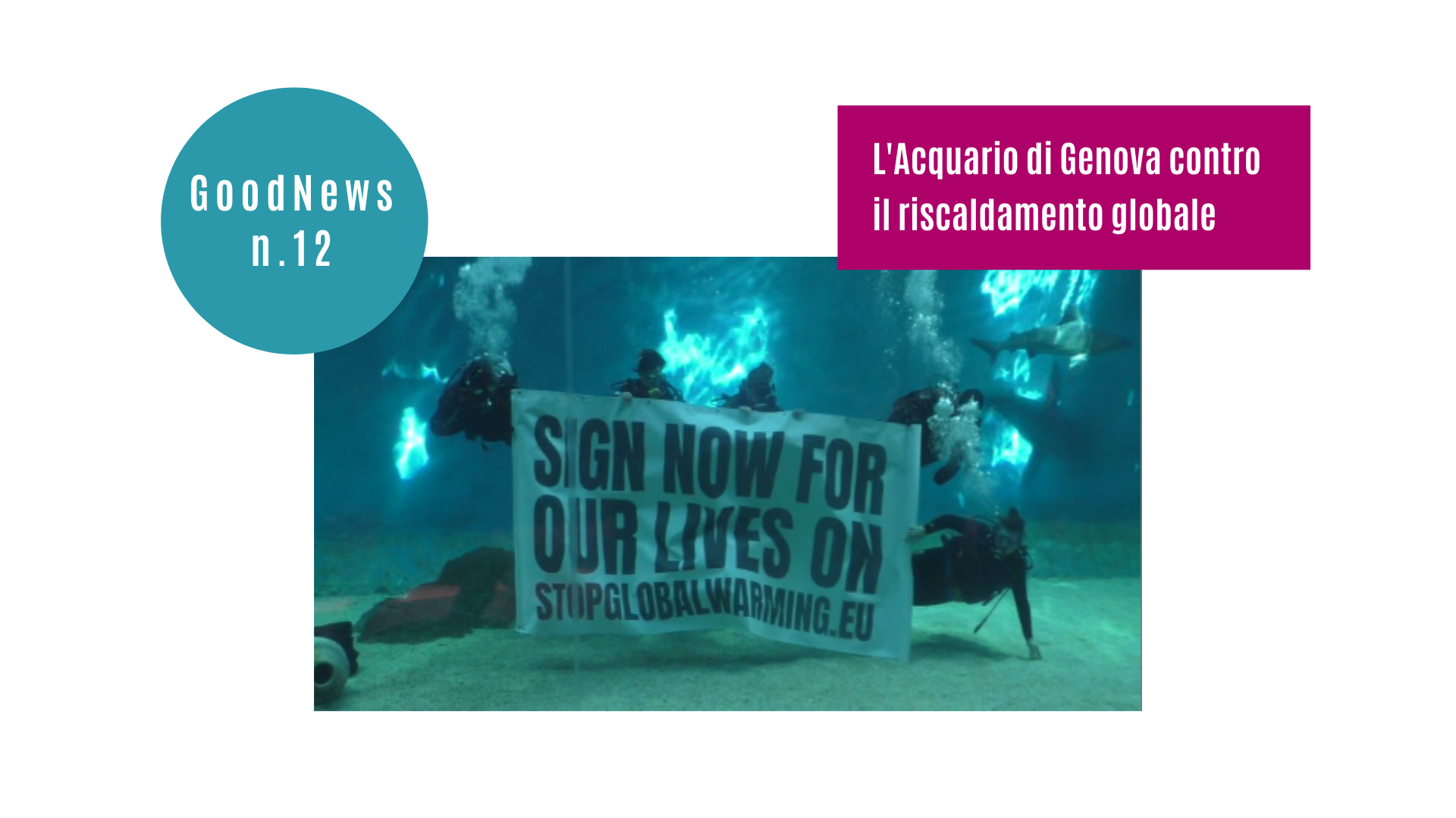 L’Acquario di Genova contro il riscaldamento globale
