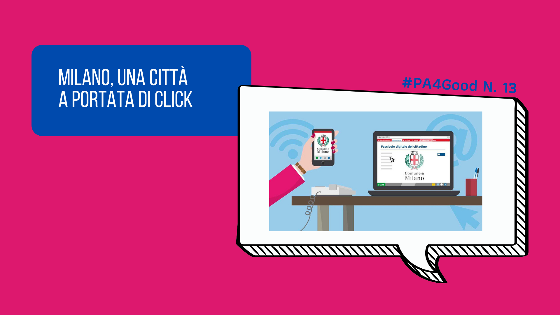 Milano, una città a portata di click