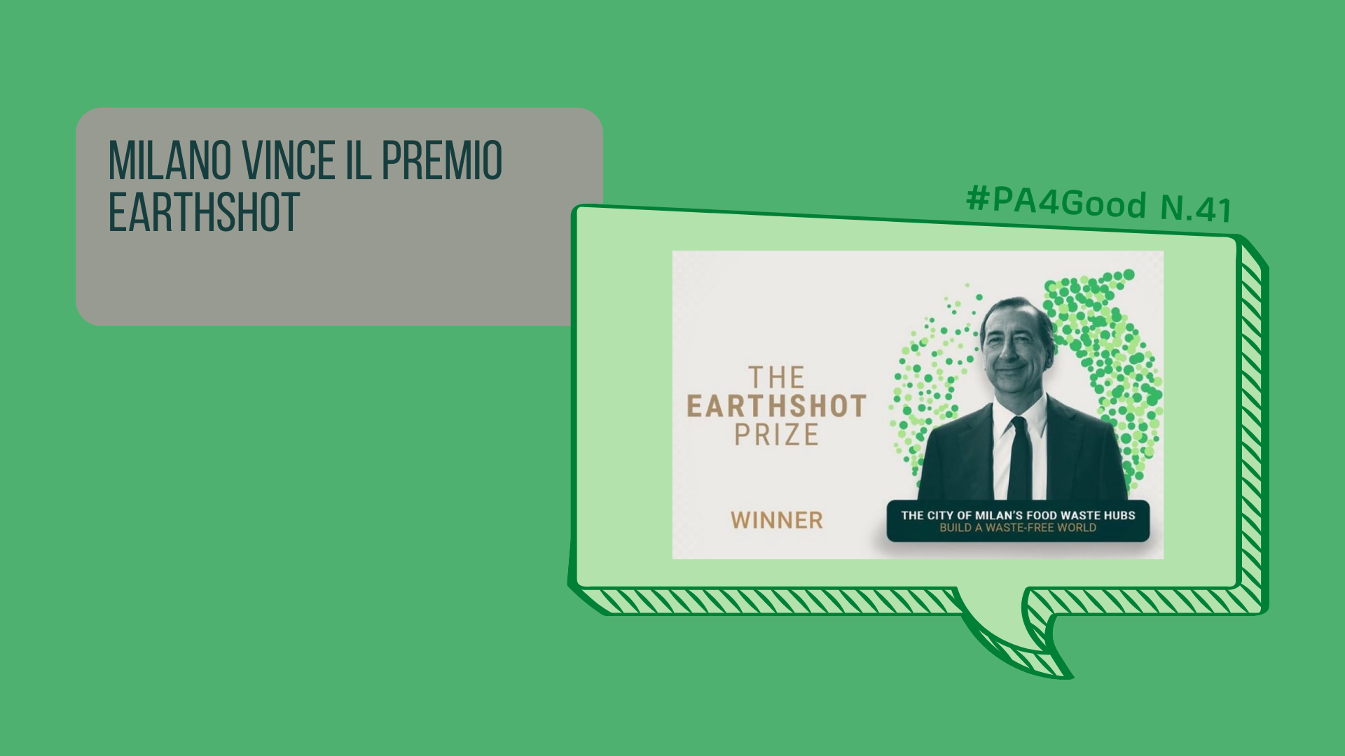 Milano vince il premio Earthshot