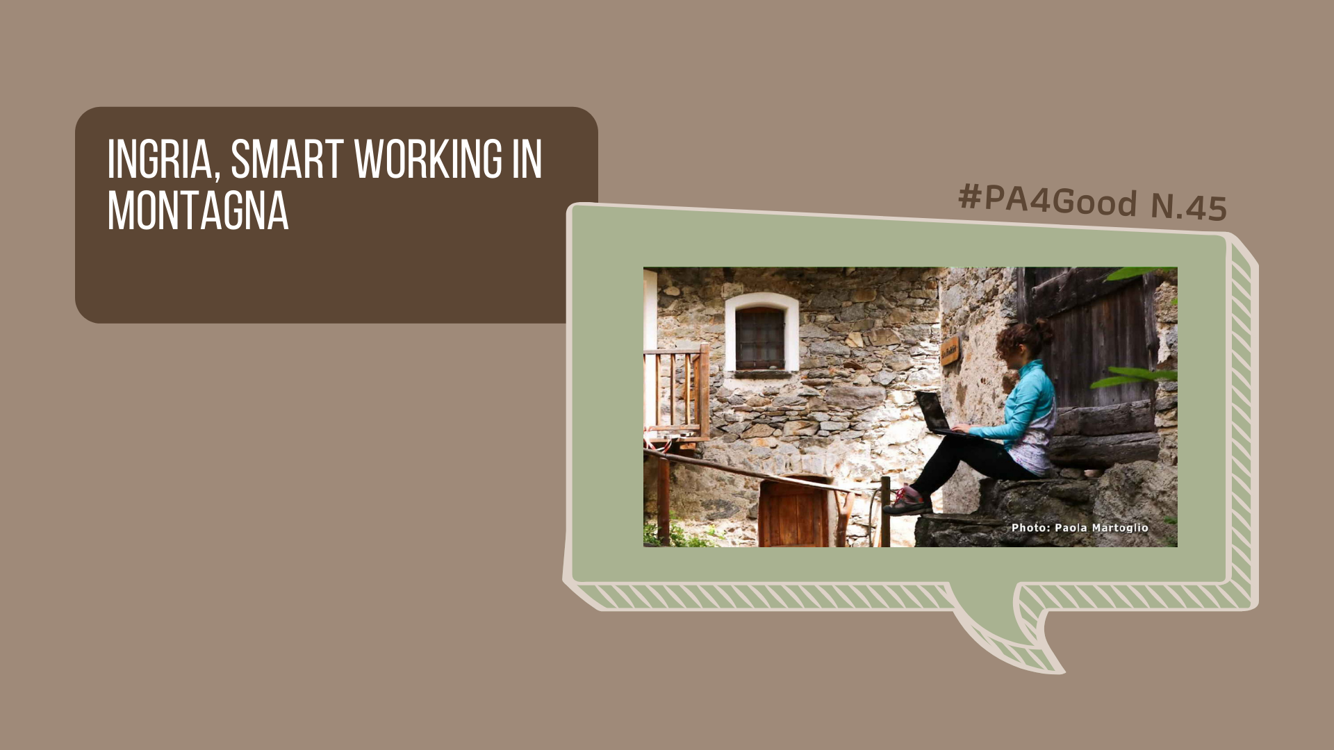 Ingria, smart working in montagna