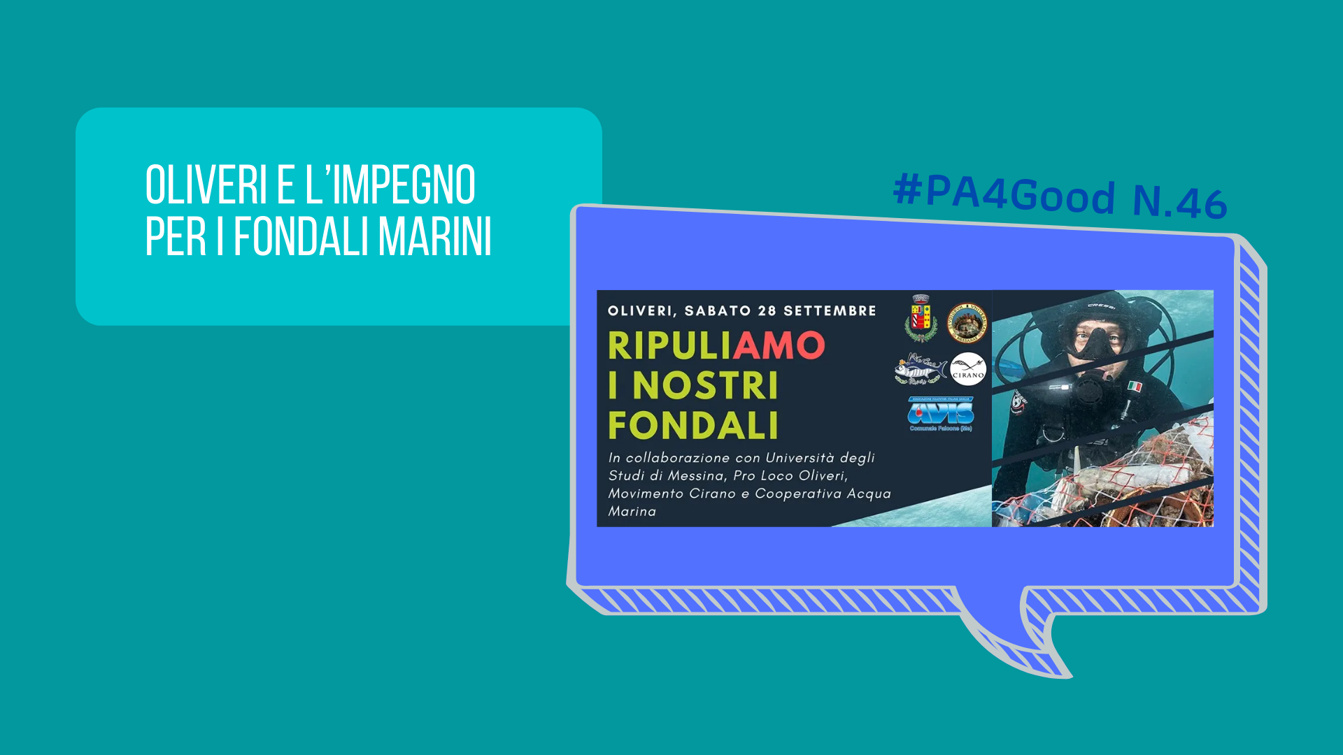 Oliveri e l’impegno per i fondali marini