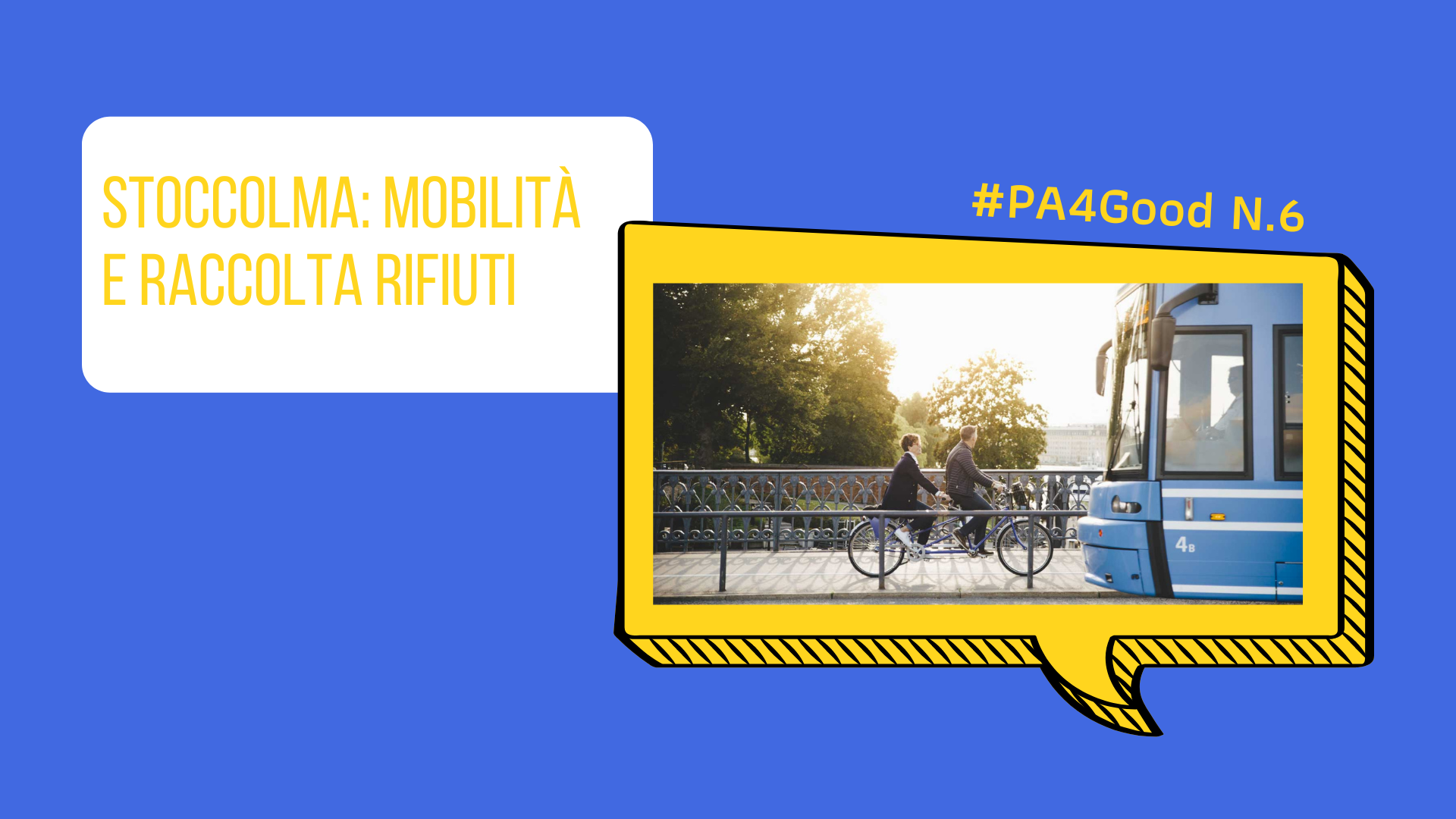 Stoccolma: mobilità e raccolta rifiuti