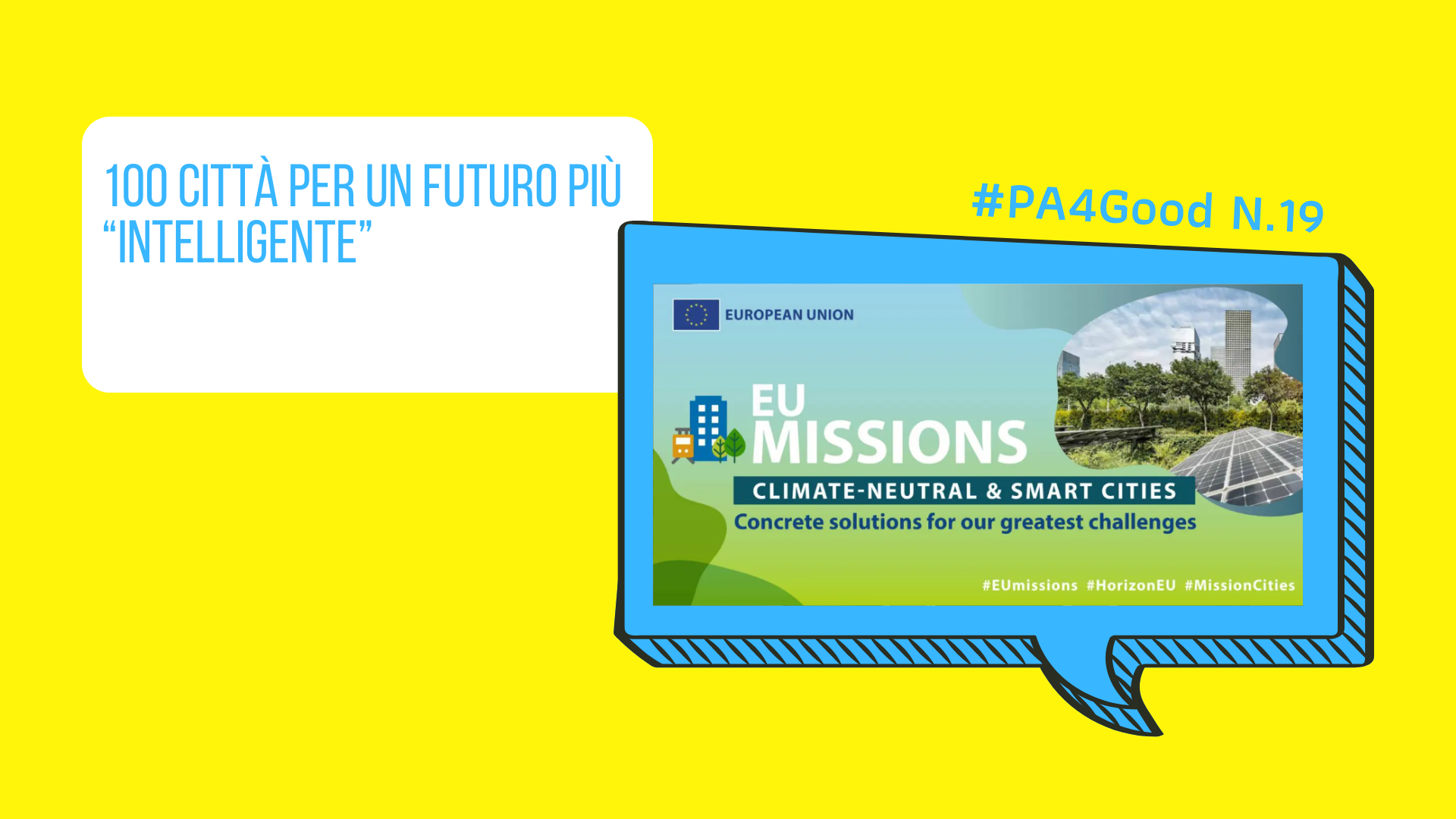 100 città per un futuro più “intelligente”