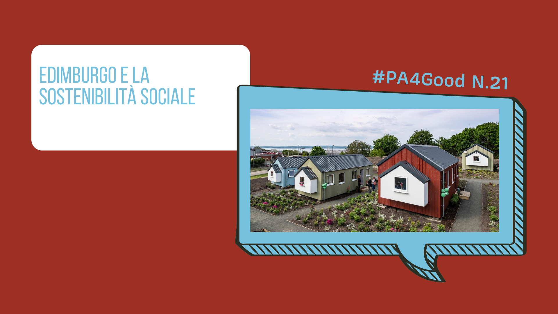 Edimburgo e la sostenibilità sociale
