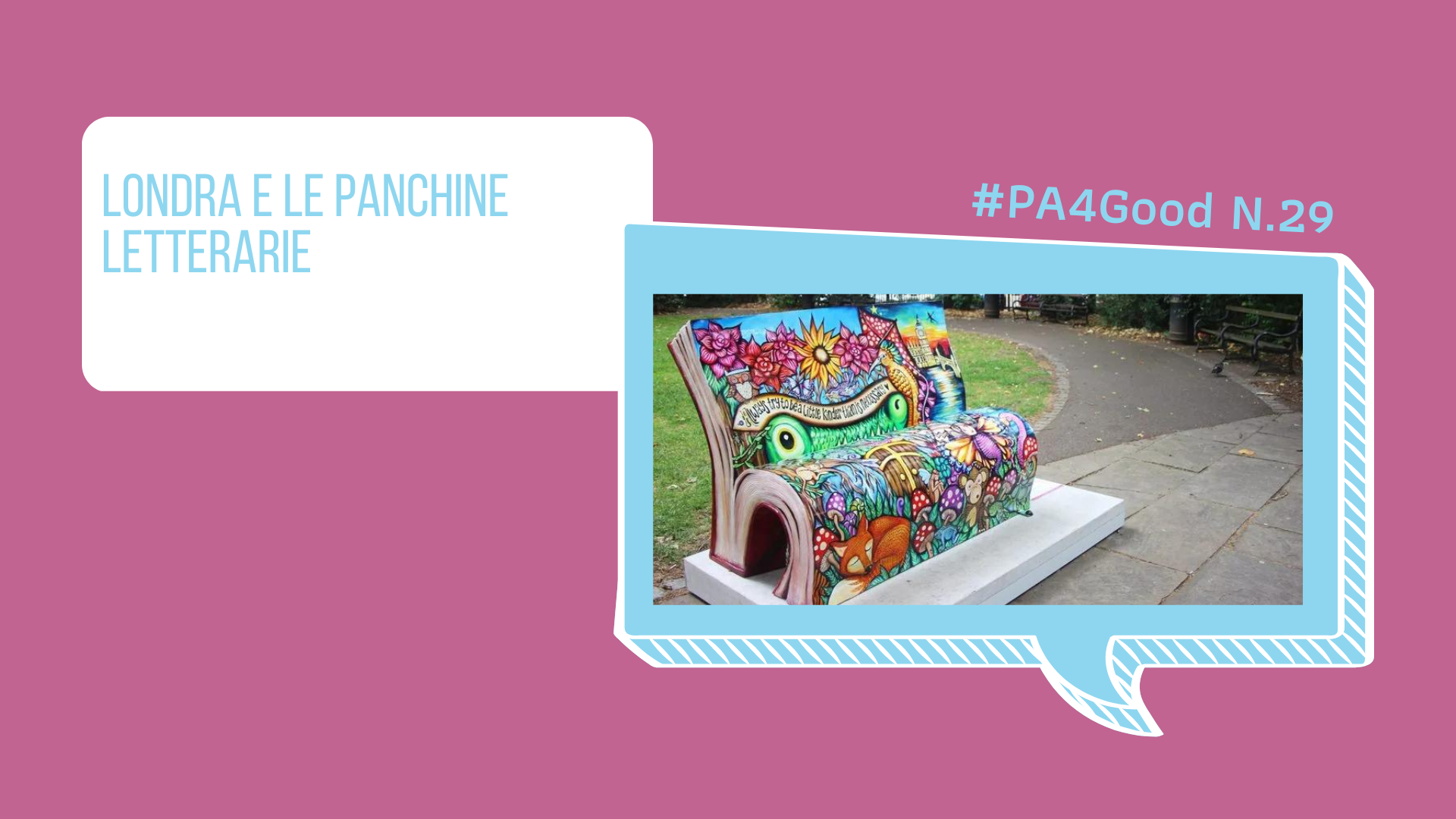 Londra e le panchine letterarie