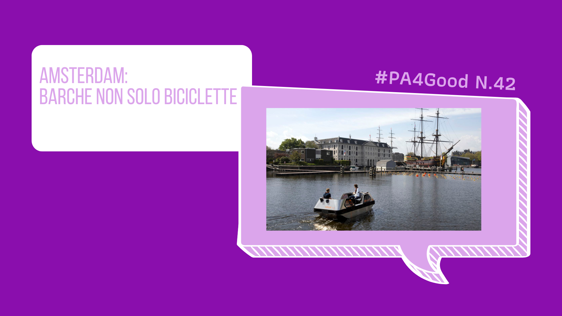 Amsterdam: barche non solo biciclette