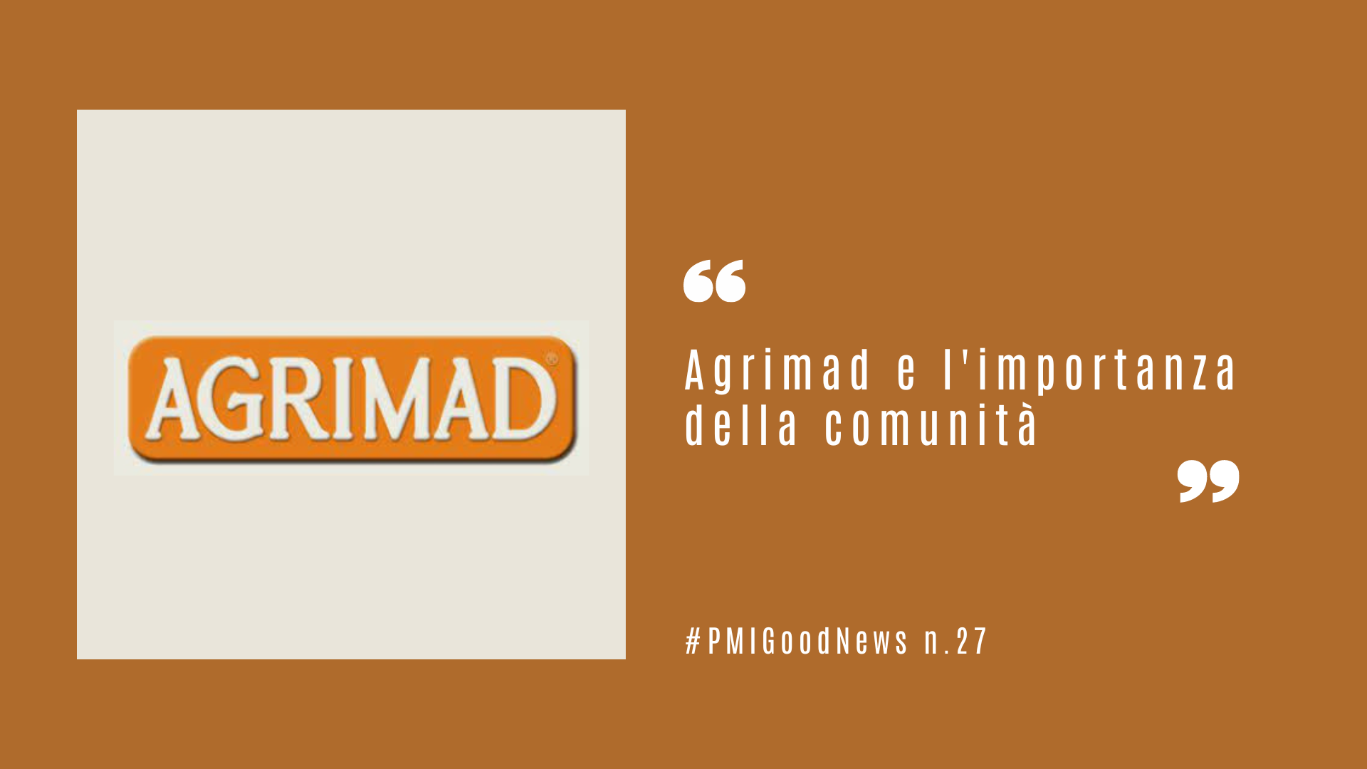 Agrimad e l’importanza della comunità