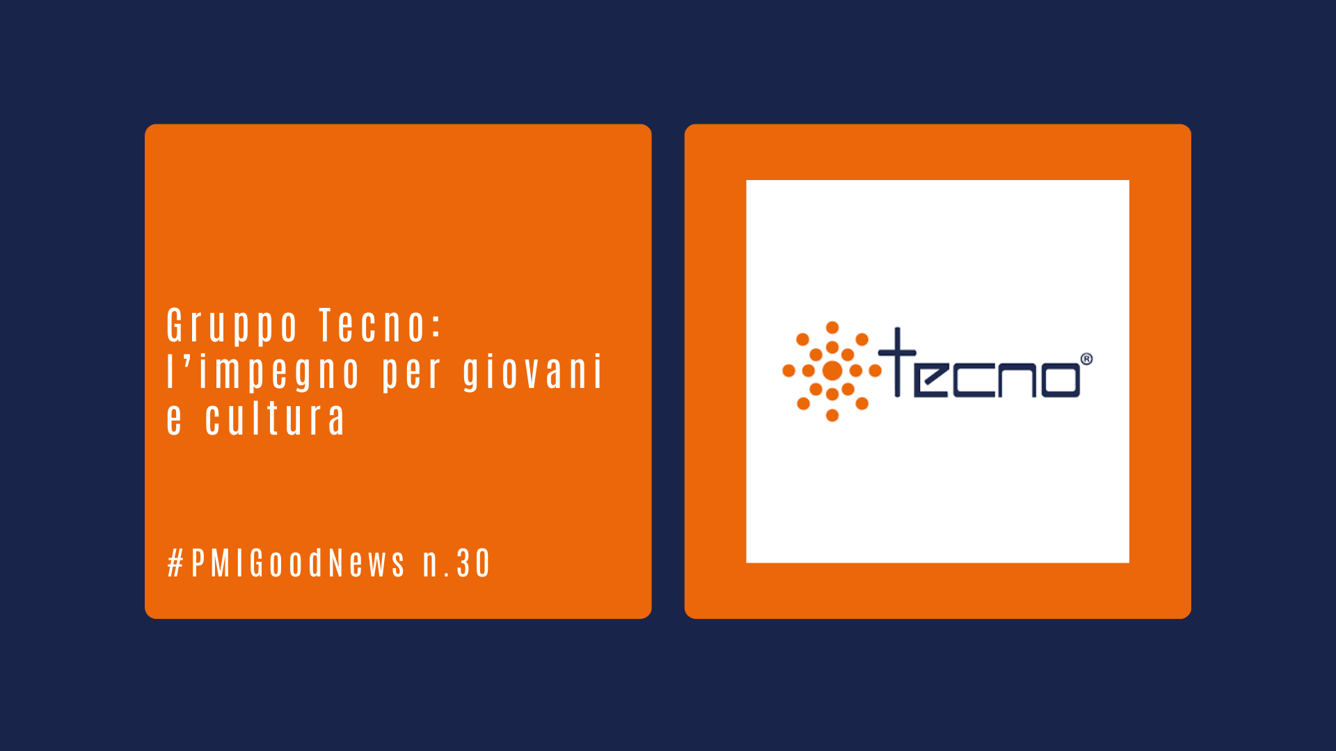 Gruppo Tecno: l’impegno per giovani e cultura