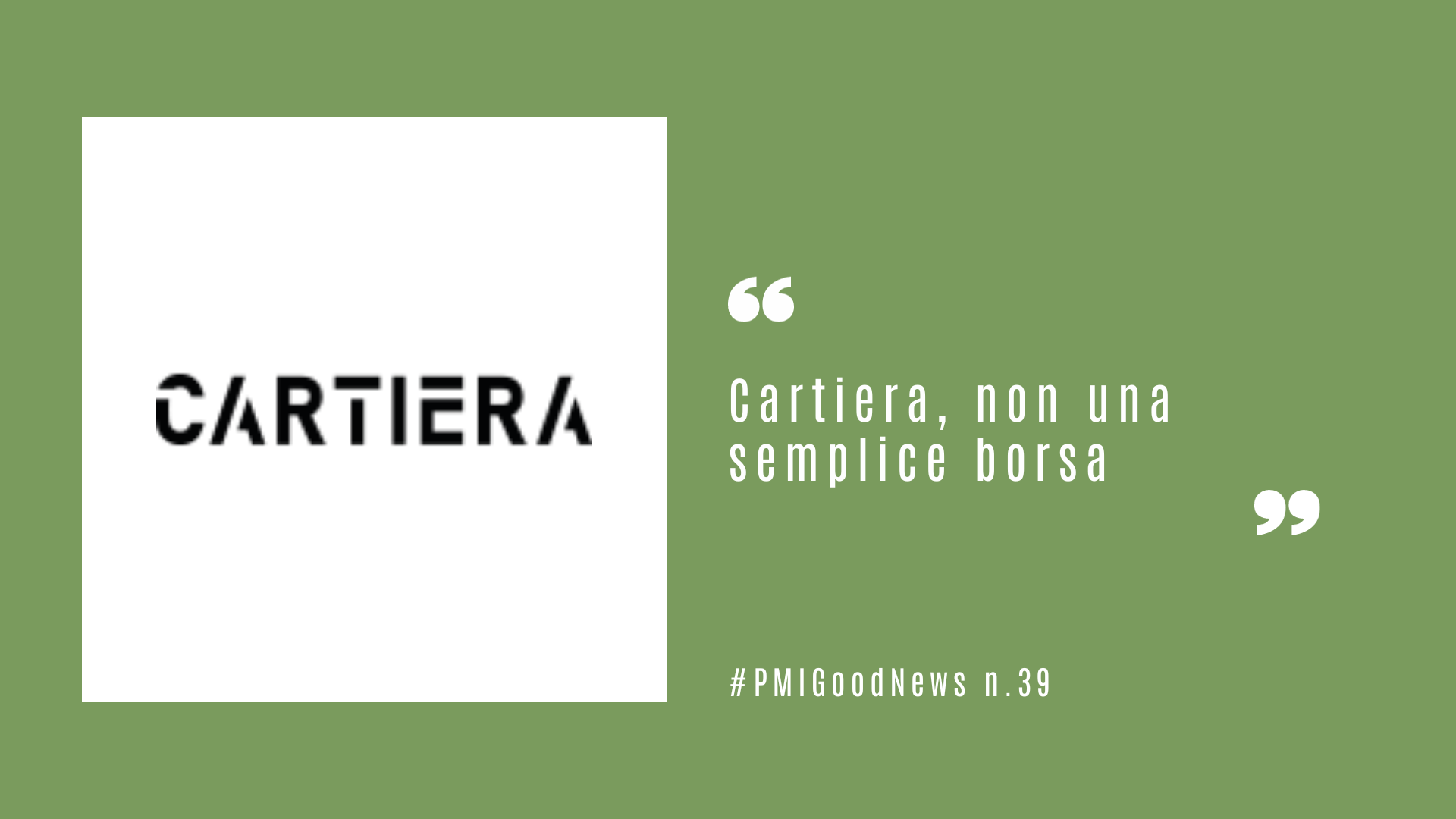 Cartiera, non una semplice borsa