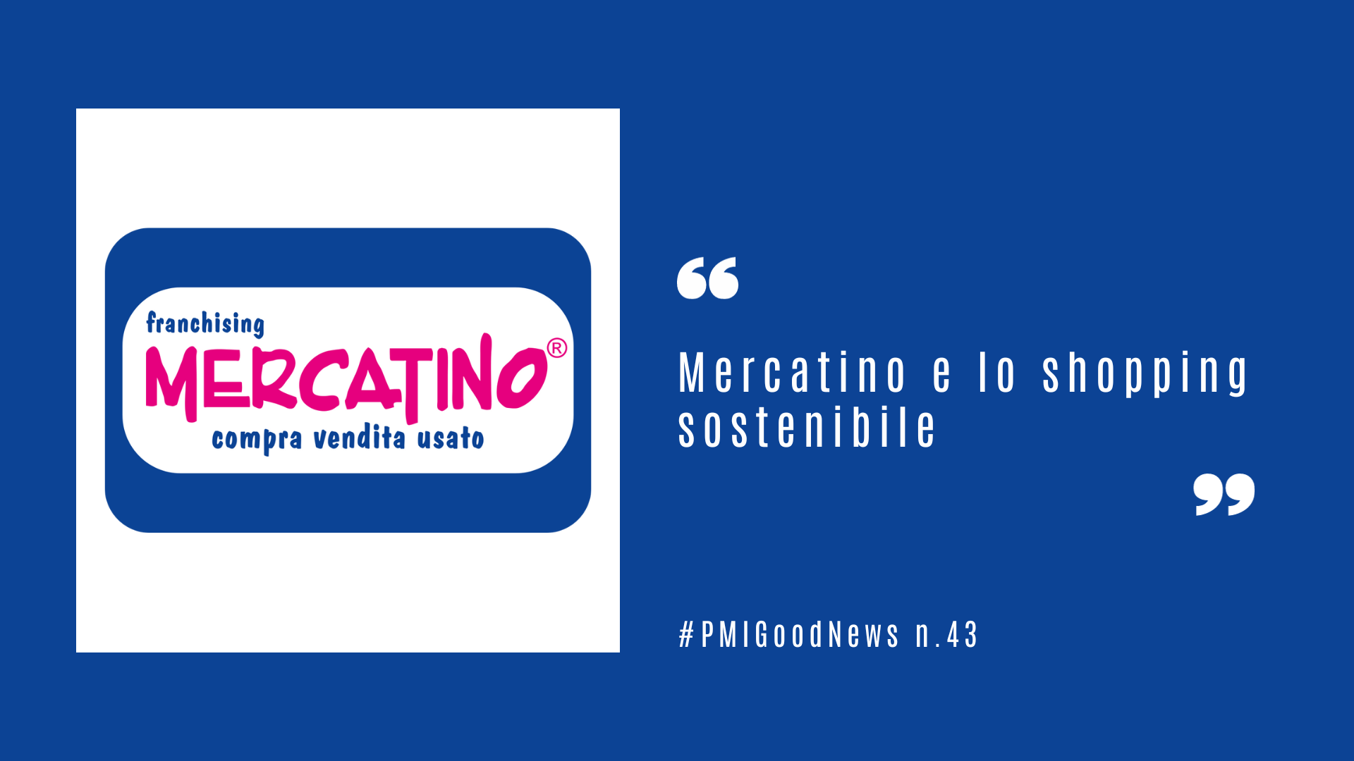 Mercatino e lo shopping sostenibile