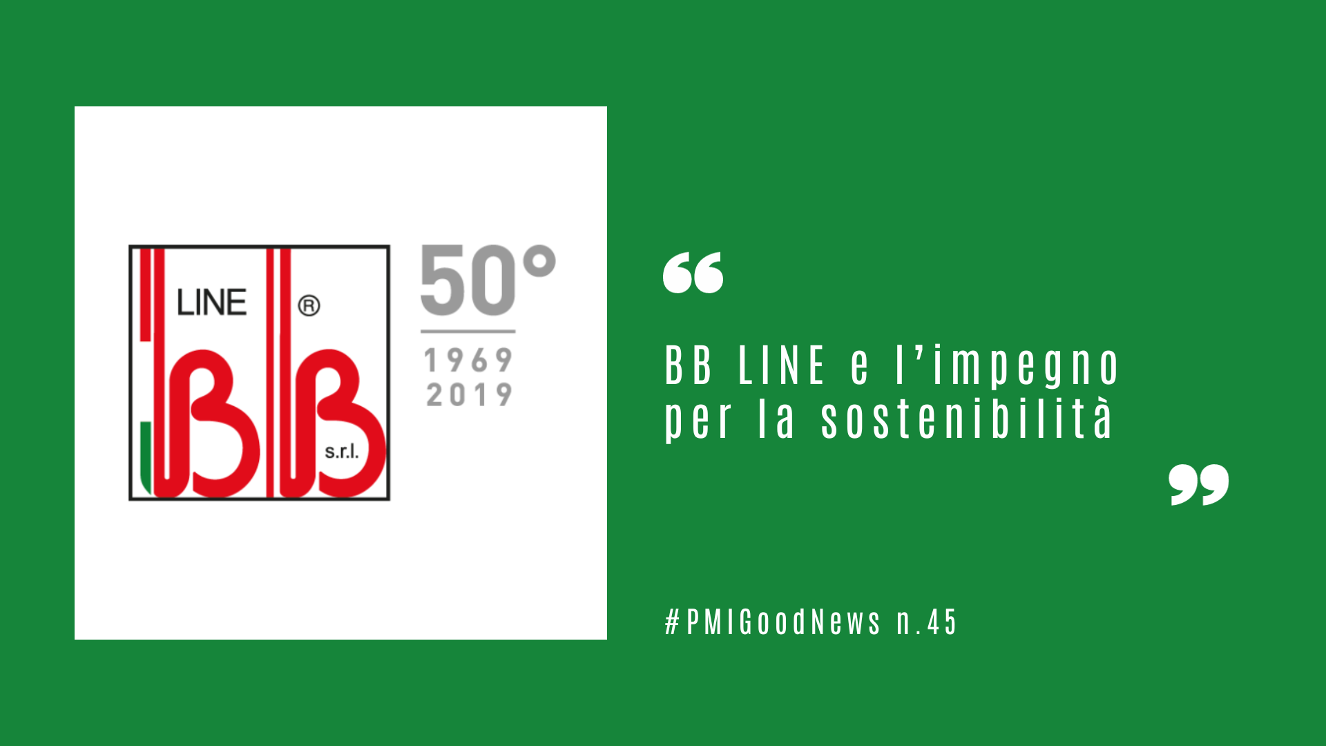 BB LINE e l’impegno per la sostenibilità