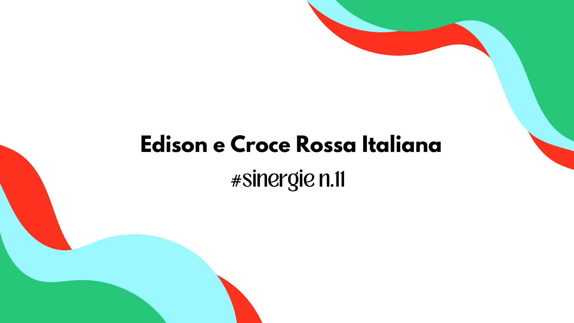 Edison e Croce Rossa Italiana