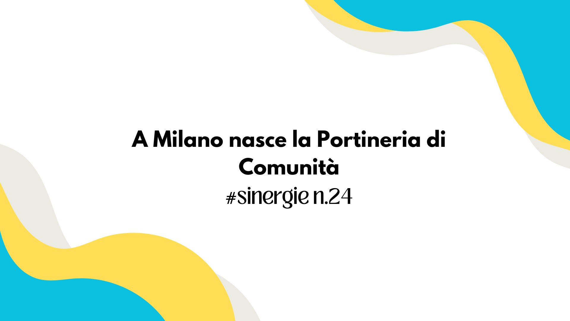 A Milano nasce la Portineria di Comunità